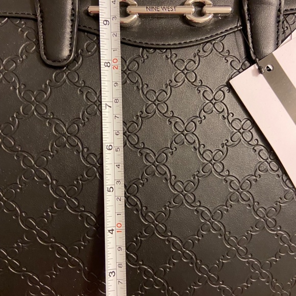 Nine West Ellena Embroidered Logo Satchel - Picture 4 of 6